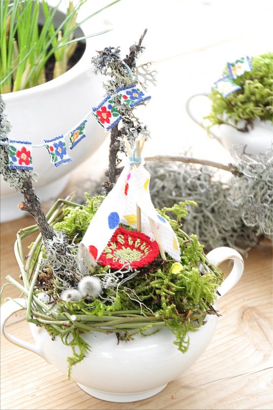 Ein Garten in der Zuckerdose *DIY* Minigarten DIY (Bildquelle: Living and Green)