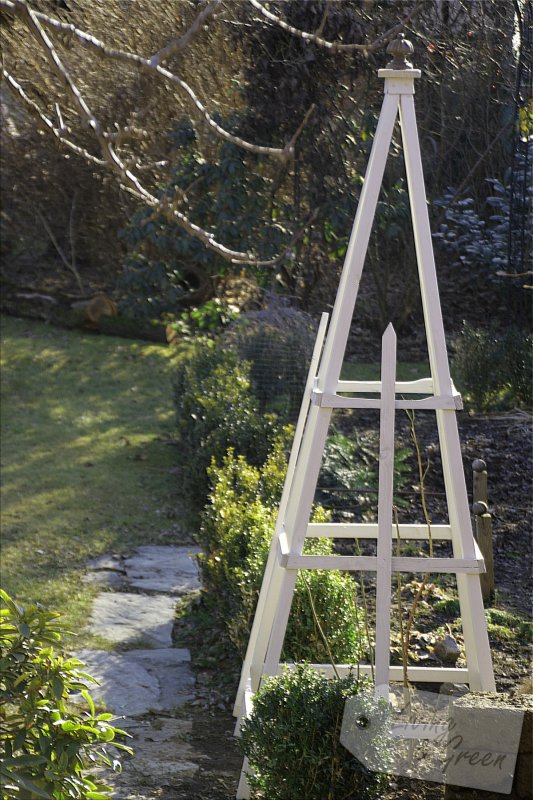 Rosenkavalier *Ein Obelisk aus Holz selbst gebaut* - Obelisk Holz Anleitung
