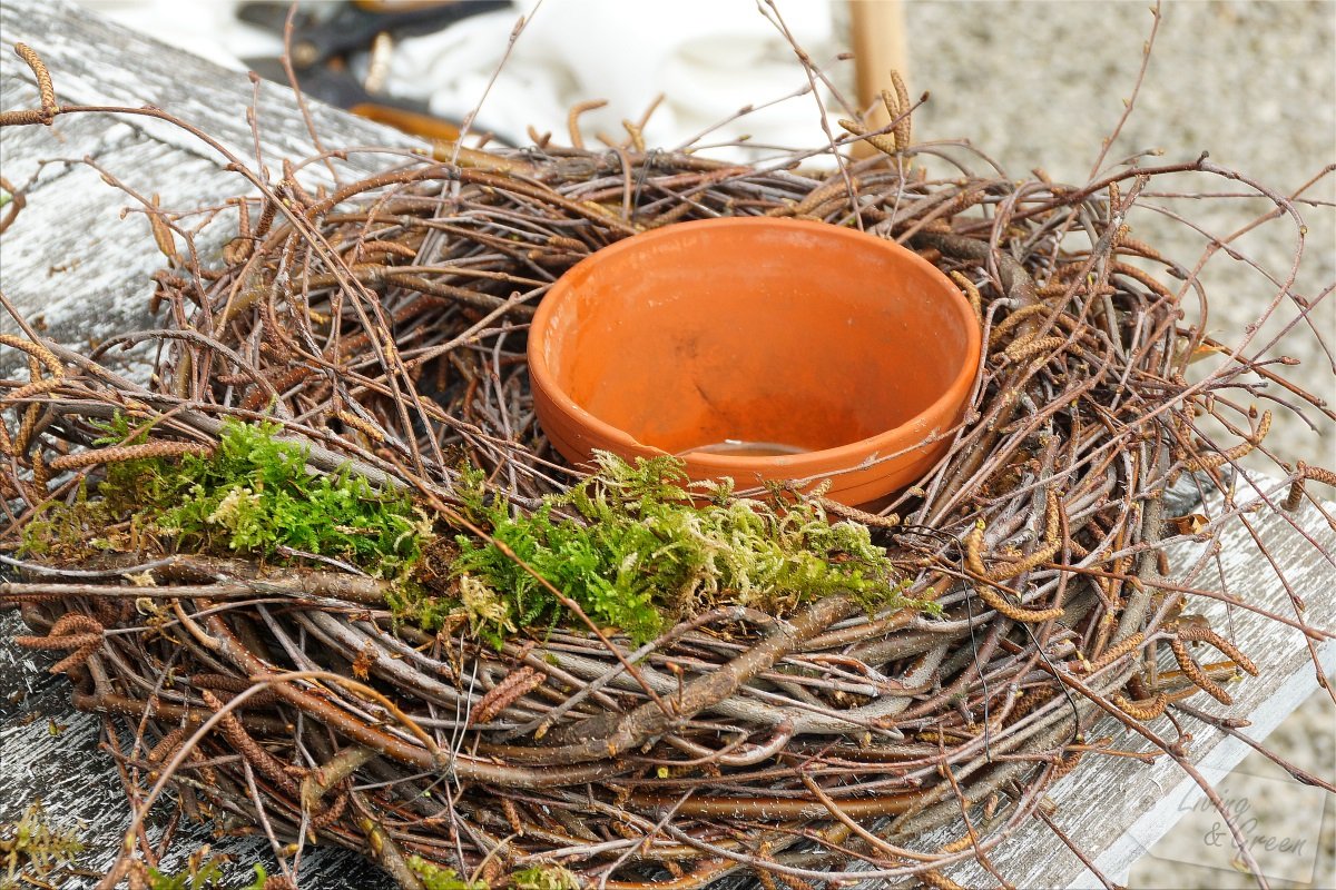 Ein Nest aus Birkenreisig - Nest aus Birkenreisig DIY