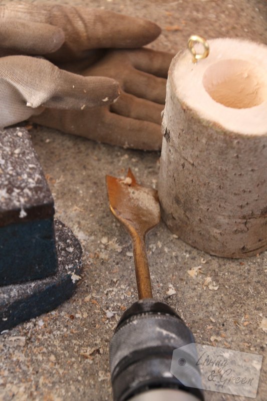 Hänge-Töpfe aus Holz DIY - Hängetöpfe aus Holz DIY