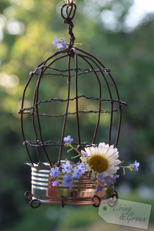 Birdcage DIY - Dosen Upcycling Vogelkäfig DIY