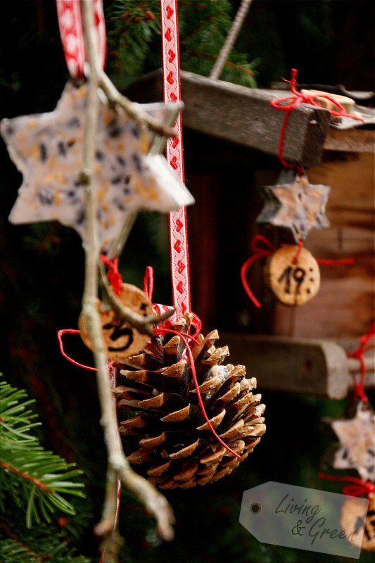 Adventskalender für die Vögel *DIY* - Adventskalender für den Garten zum Selbermachen