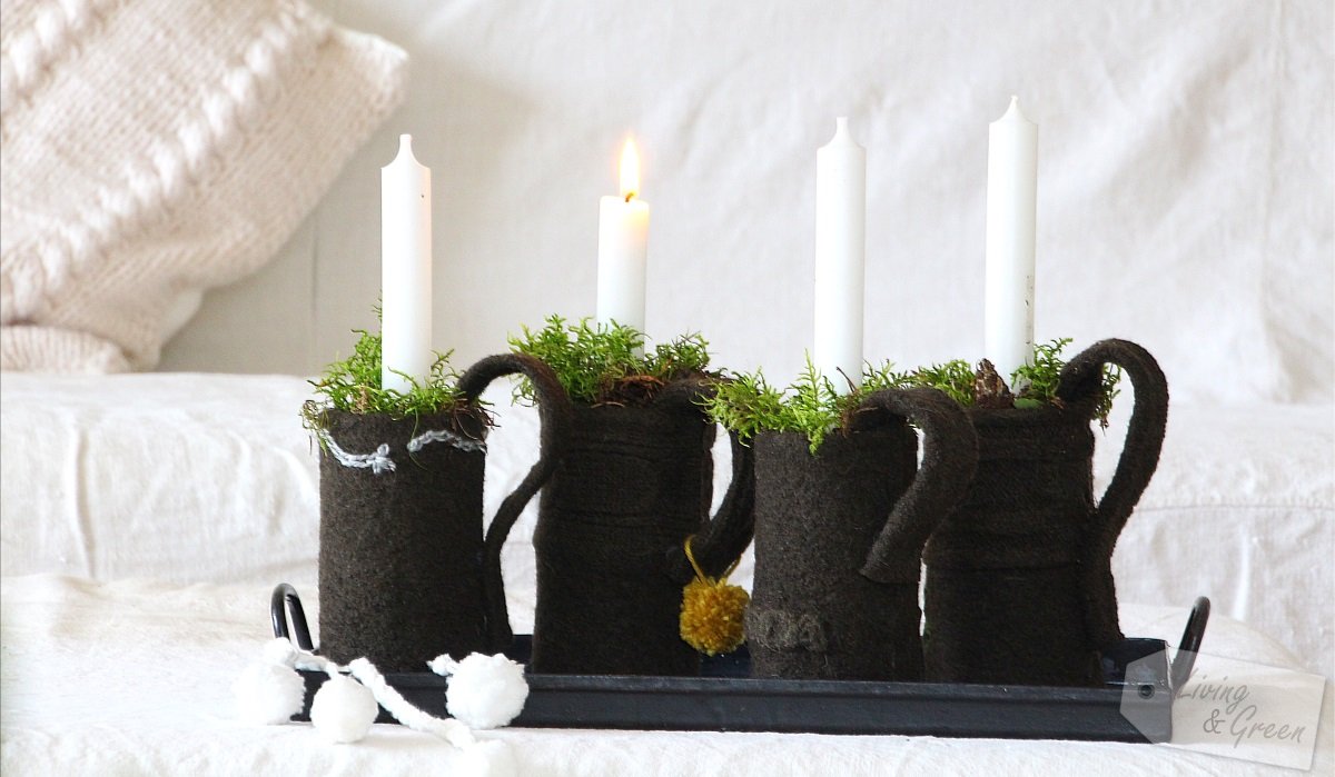 Advent, Advent ... *Dosen-Tassen-DIY* - Adventsdekoration Tassen aus Dosen DIY