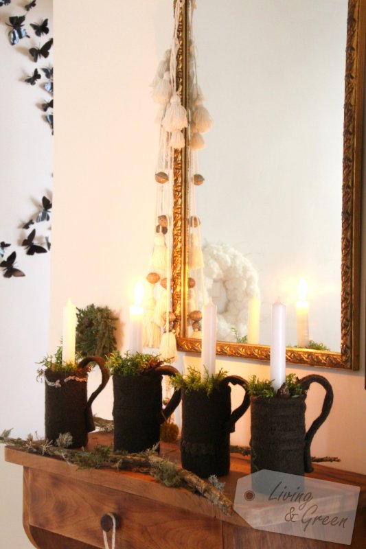 Advent, Advent ... *Dosen-Tassen-DIY* - Adventsdekoration Tassen aus Dosen DIY