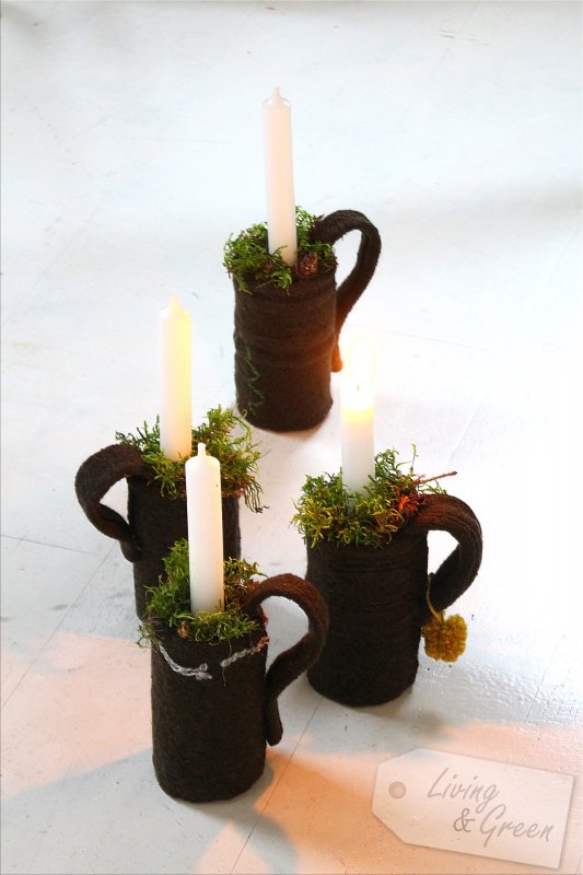 Advent, Advent ... *Dosen-Tassen-DIY* - Adventsdekoration Tassen aus Dosen DIY