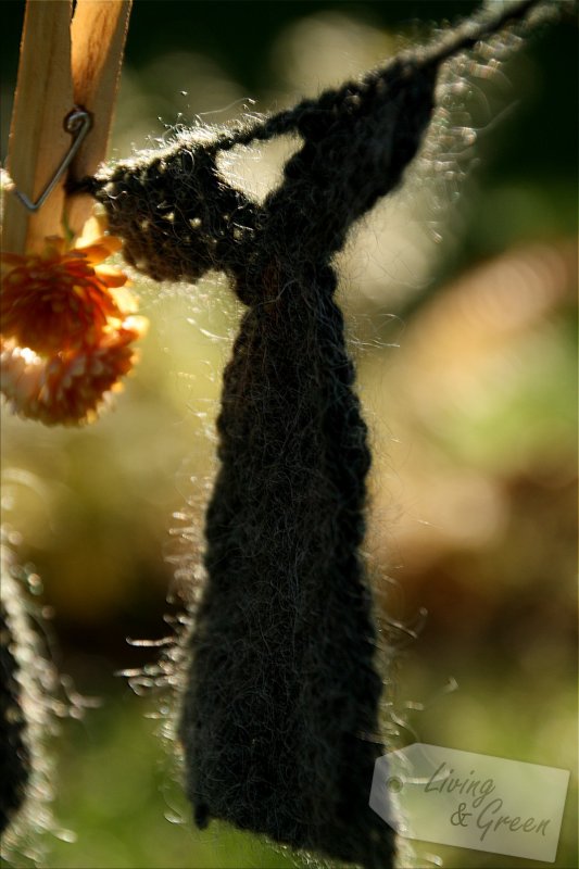 Gartendekoration im Herbst * get inspired! * - Herbstdekoration Kleidergirlande