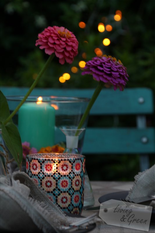Candle-Light-Garden - Candle Light Dinner