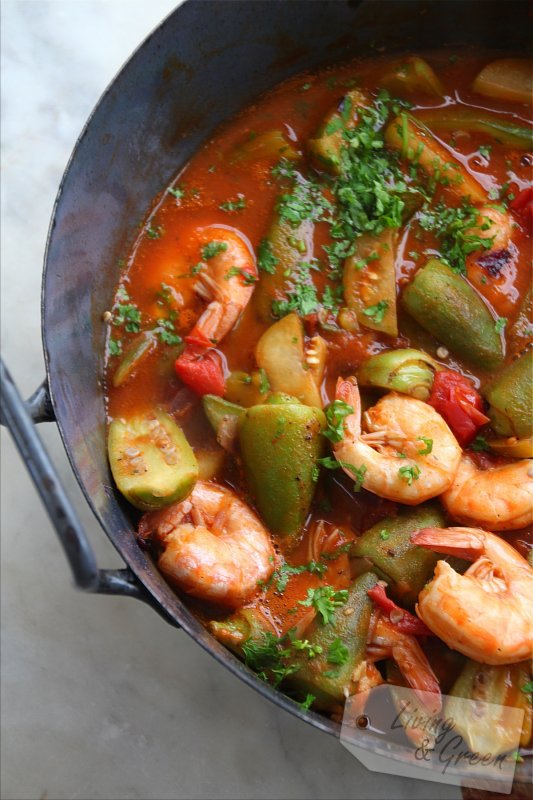 Ohhhhh Okraschonten-Eintopf - Okraeintopf mit Garnelen Rezept