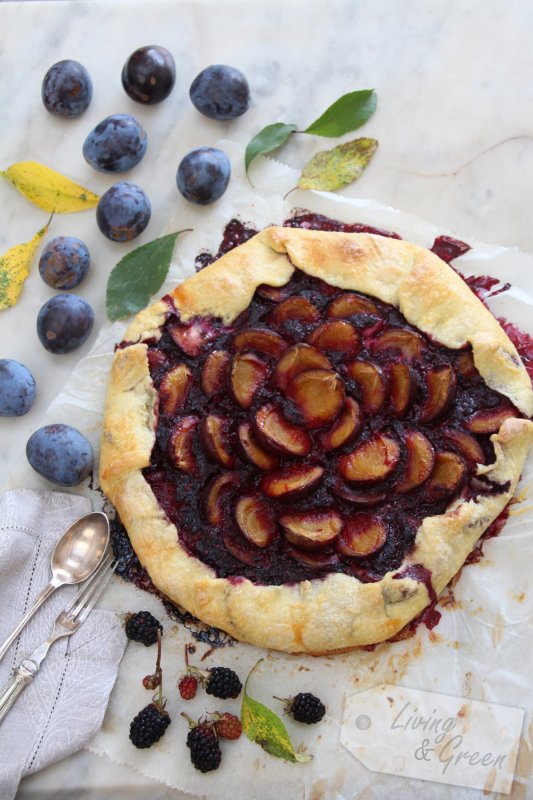 Geliebte Galette - Brombeer Pflaumen Galette 