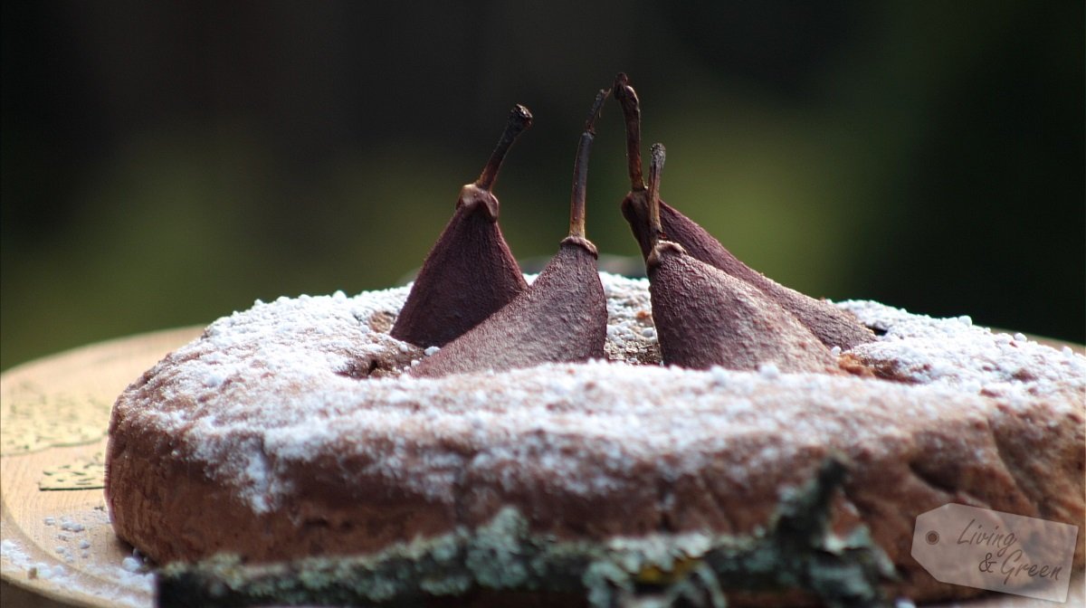 Herbst * Schokoladekuchen mit betrunkenen Birnen * - Schokoladekuchen mit betrunkenen Birnen