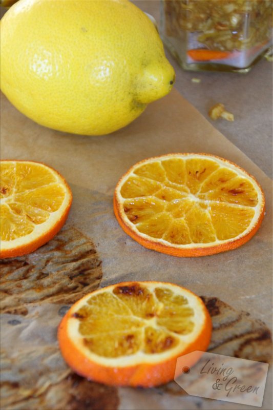 Zitronen-Walnuss-Pesto mit karamellisierten Orangen - Zitronen Wallnuss Pesto mit kandierten Orangen