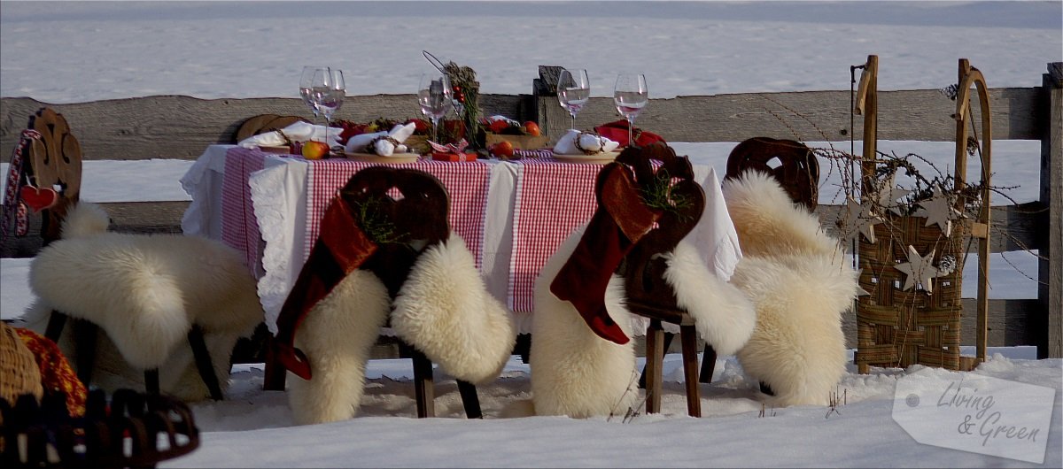 Wundervolle Weihnachtszeit  - Tischdekoration für Weihnachten