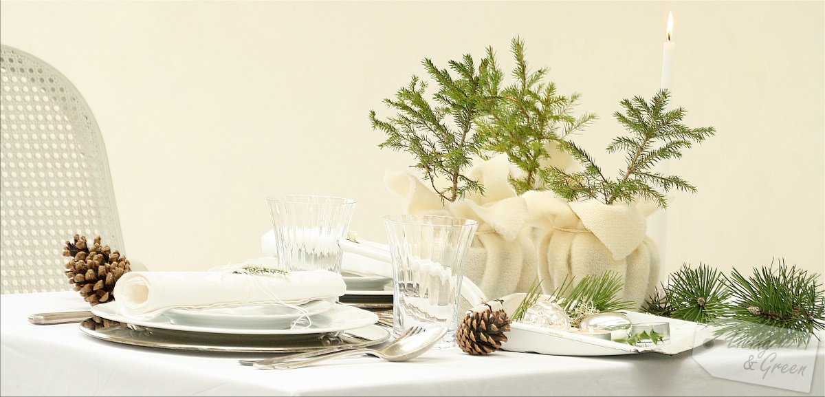 Tischlein deck dich ... weihnachtlich!  - Tischdekoration für Weihnachten